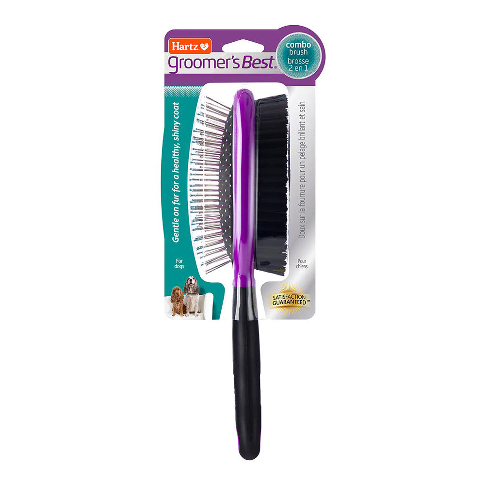Hartz Groomer s Best Combo Grooming Brush for Dogs, 1 Ea